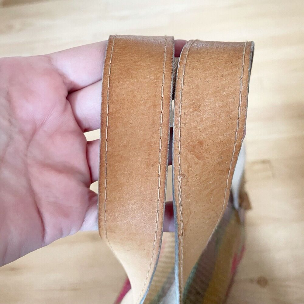 Vintage Woven Raffia Should Bag Tote Oversized Boho Countrycore Market Beach - Picture 8 of 8